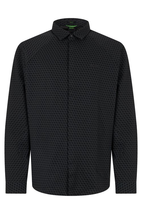 Printed Cotton Dress Shirt for Men