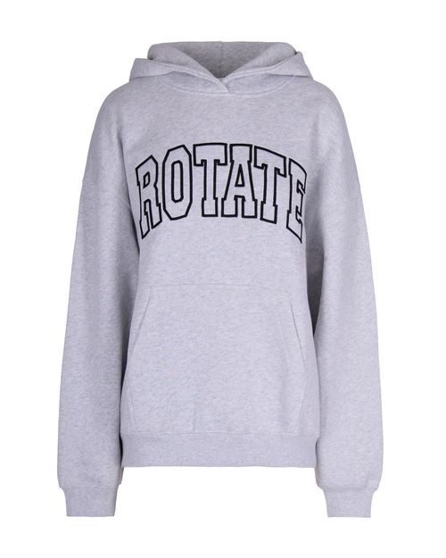 Grey Logo Hood Sweatshirt