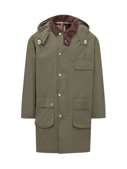 Painter's Jacket with Hood and Velvet Collar