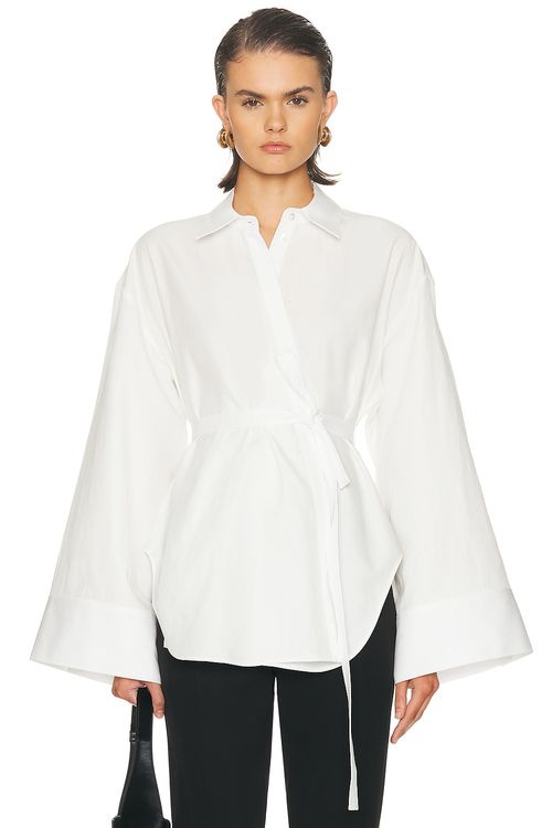 Adam Lippes Sayuri Top in White - White. M also in