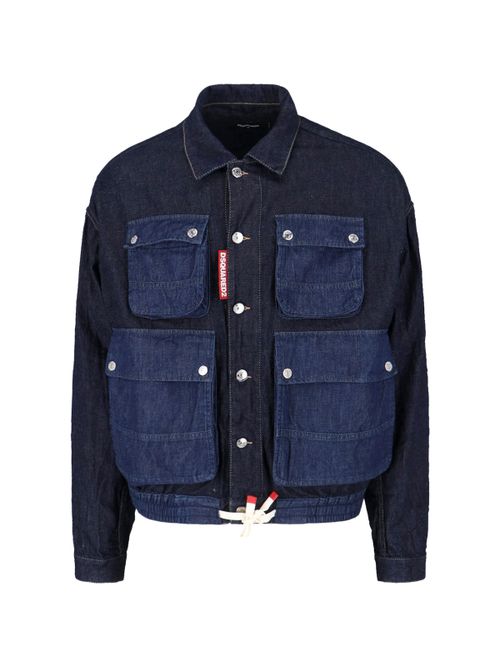 Cotton and Hemp Denim Jacket for Men