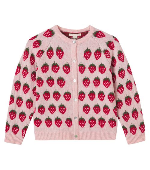 Konges Sløjd Belou intarsia wool-blend cardigan
