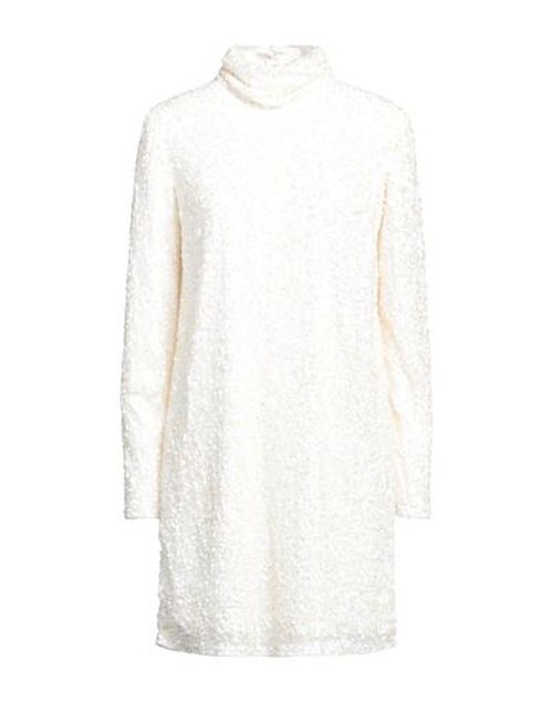 Woman Mini dress White Size 6 Polyester