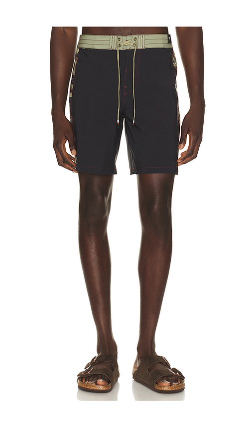 Dark Seas Rincon Boardshort in Black,Sage. 30. Also