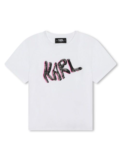 Logo-embellished cotton T-shirt - White