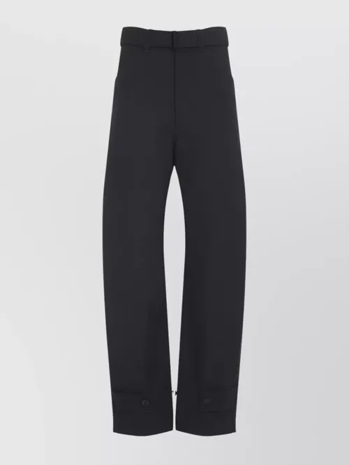 Lemaire - tailored pants with belt loops and pocket