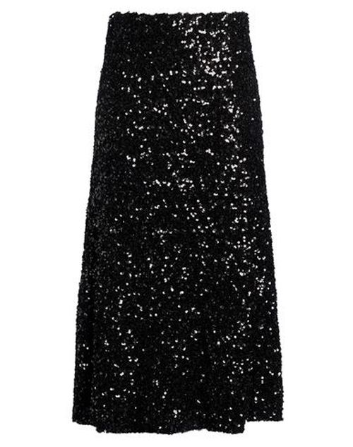 Woman Midi skirt Black Size 6 Polyester, Elastane