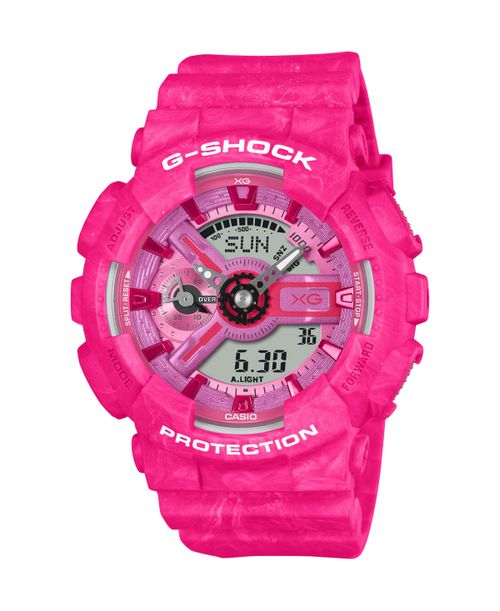Women's Japanese Quartz Pink Resin Xg Limited Edition Watch 45.9mm - Pink
