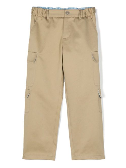 Cotton cargo trousers - Green