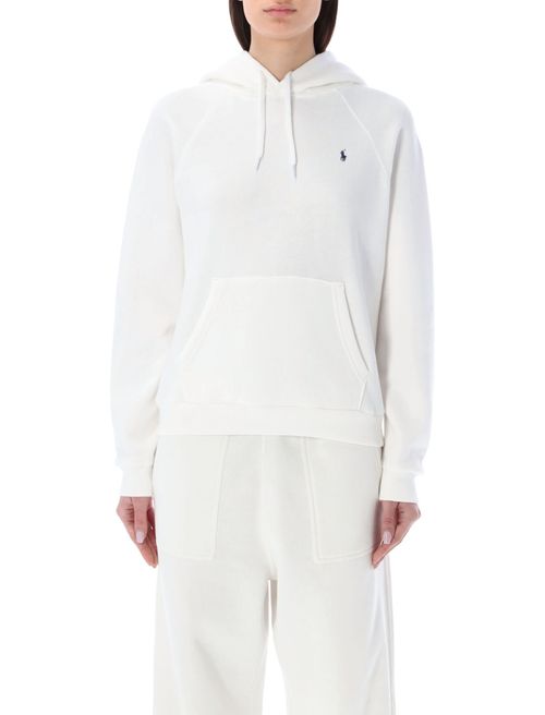 White Logo Hoodie