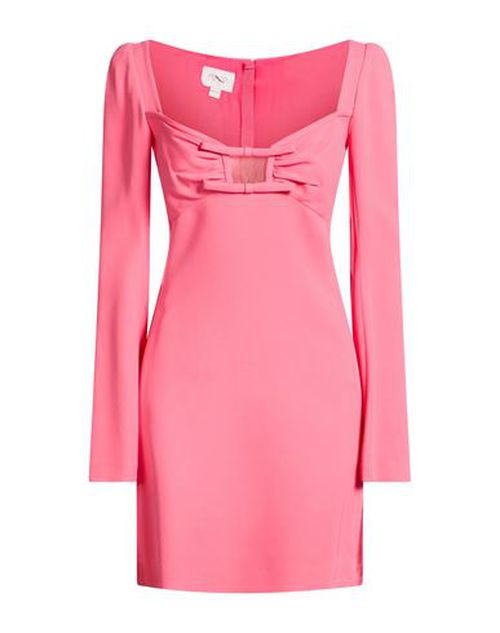 Woman Mini dress Fuchsia Size 2 Viscose