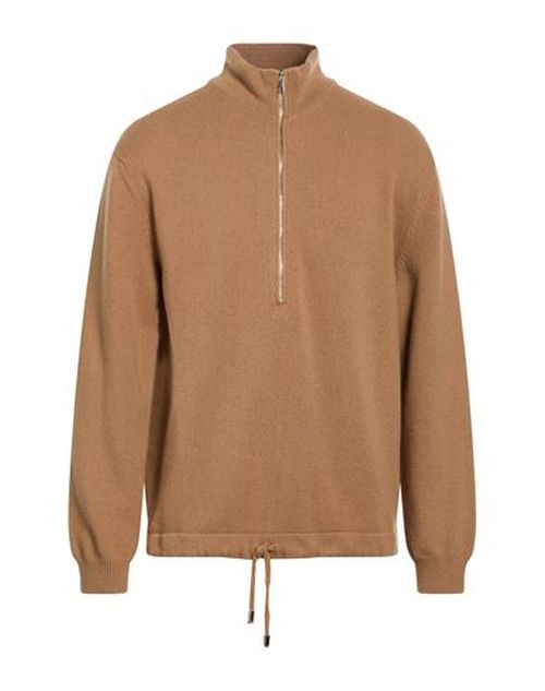 Man Sweater Camel Size XL Wool, Cashmere