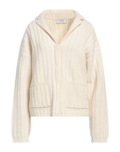 Sportmax Woman Cardigan Cream Size L Wool, Polyamide
