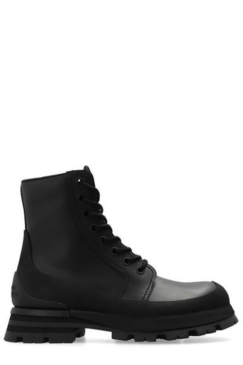 Alexander McQueen Wander Lace-Up Ankle Boots