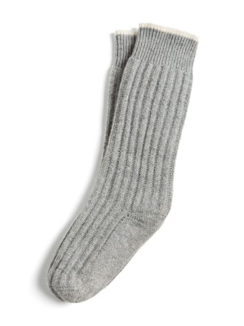Cashmere socks - Grey