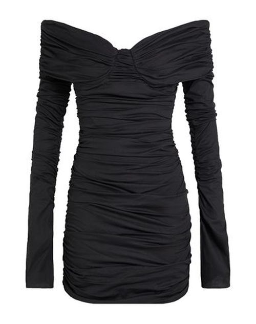 Woman Mini dress Black Size 2 Cotton