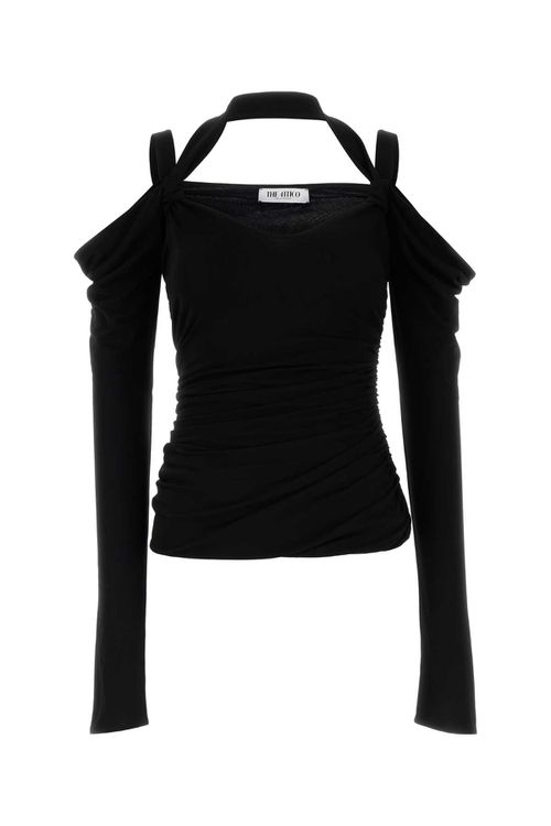 Black Crepe Top