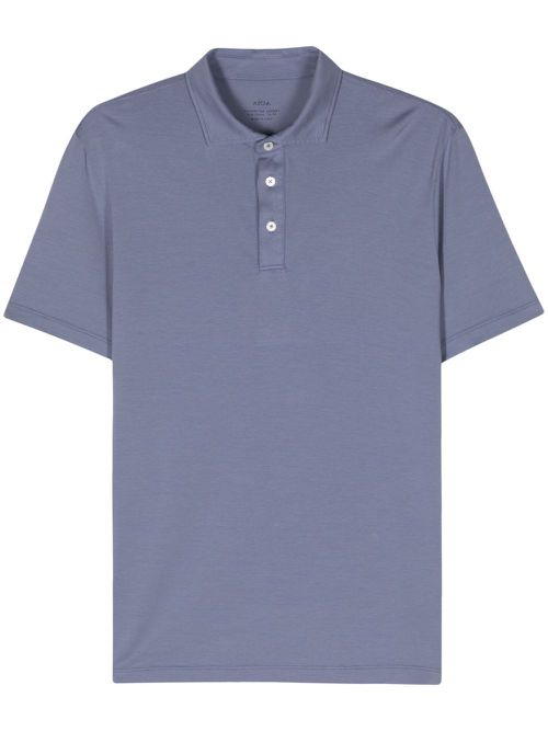 Greg jersey polo shirt - Blue