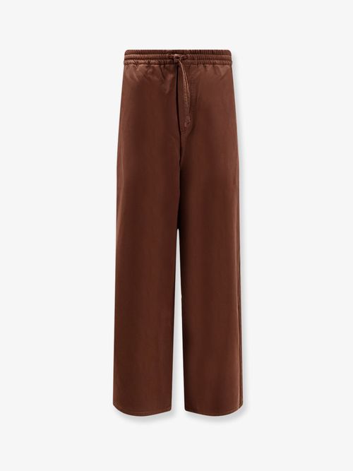 Cotton Trousers — Brown
