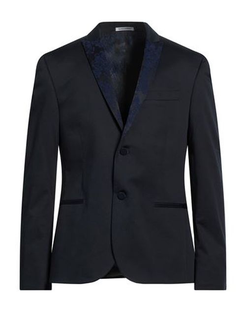 Man Blazer Midnight blue Size 44 Cotton, Elastane