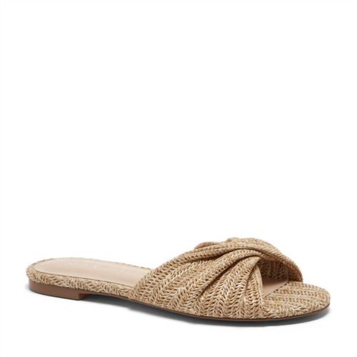 Women's Bidro Sandal In Natural Raffia