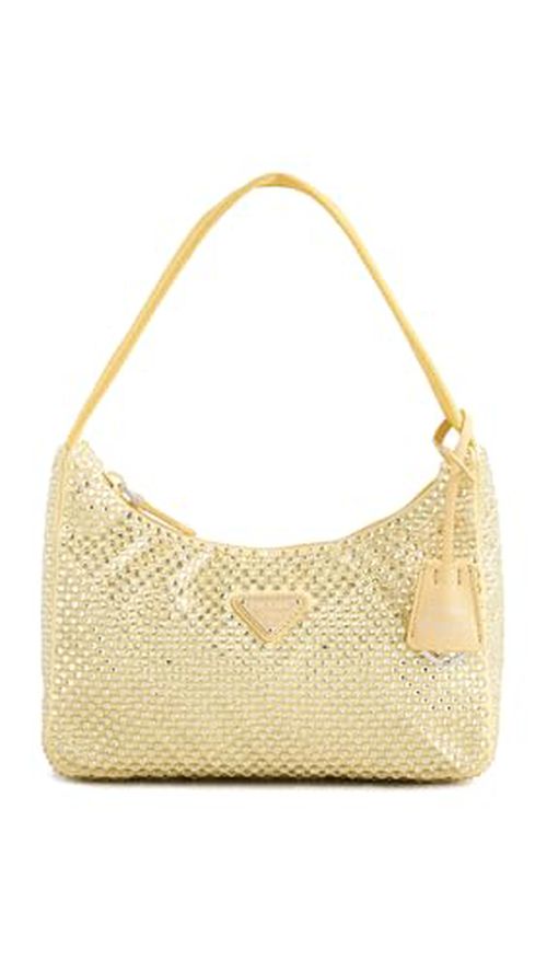 Shopbop Archive Women's Pre-Loved Prada Shoulder Bag, Yellow/Gold, One Size