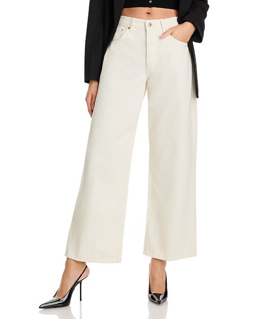 Manon High Rise Jeans in Ecru