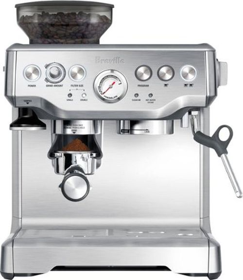 The Barista Express Espresso Machine with 15 bars of pressure, Milk Frother and intergrated grinder - Stainless Steel