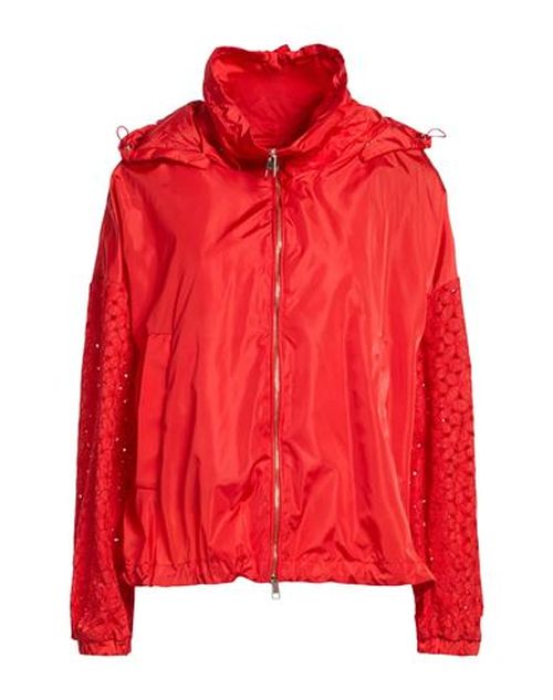Woman Jacket Tomato red Size 2 Polyamide
