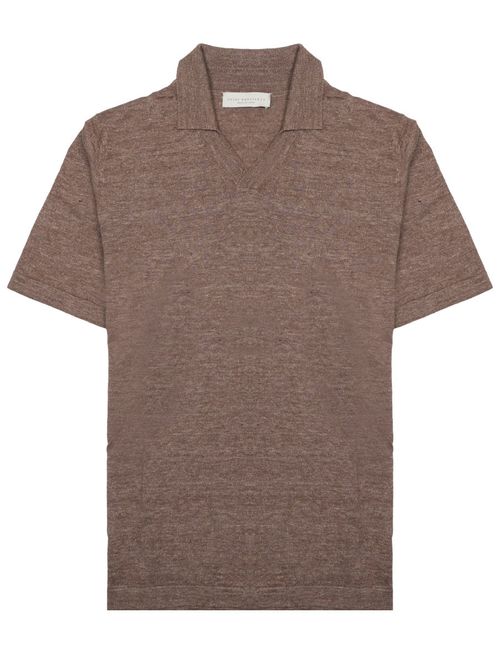 Men's Knit Short Sleeve Polo Shirt