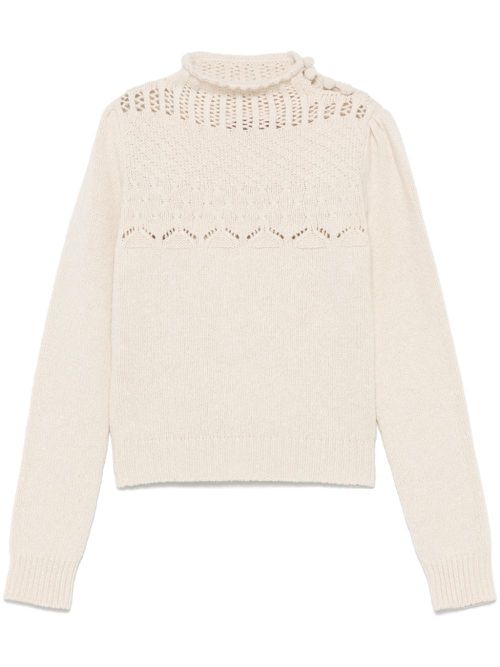 Open-knit sweater - Neutrals