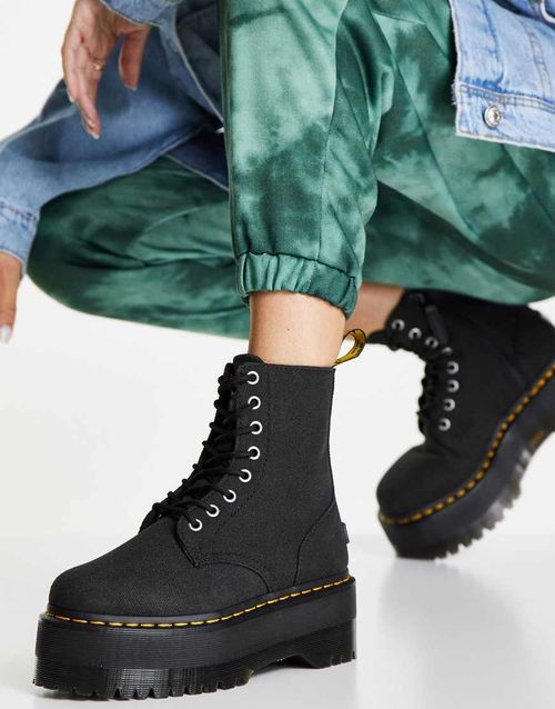 Dr Martens x X Girl Jadon Max flatform ankle boots in black