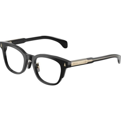 Moncler Unisex Moncler ME2011D 3001 Monturas ópticas Acetato Negro Transparente Pantos Norma