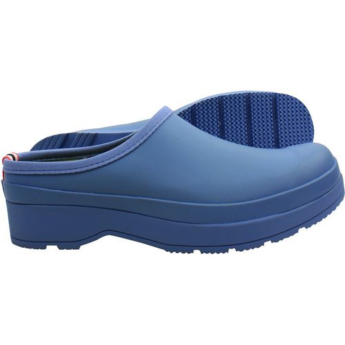 Hunter Play Lined Mens Blue Clog