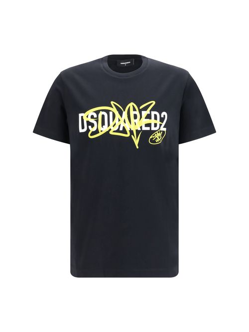 Logo Graphic Print T-Shirt — Black
