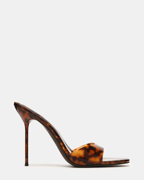 Steve Madden Women's Davina Mule Heels - Tortoise - - Leather