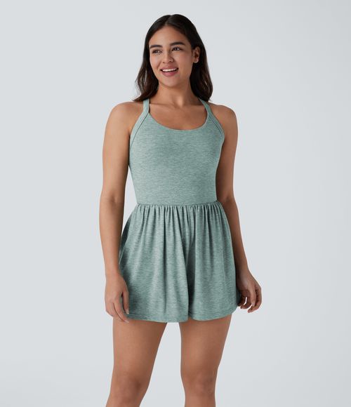 Pocket 2-in-1 Romper-Easy Peezy Edition  - Misty Pale Blue
