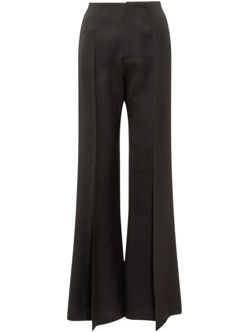 High-waisted trousers - Black