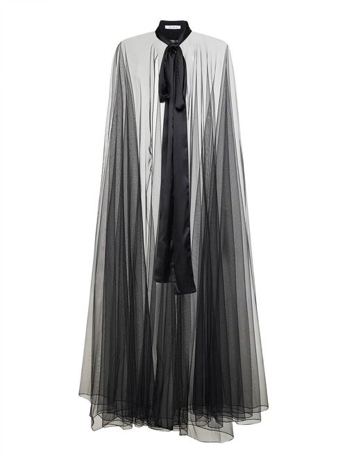 Tulle Cape — Black