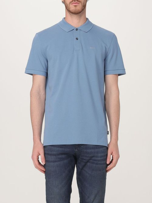 Polo Shirt BOSS Men color Gnawed Blue