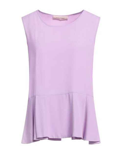 Woman Top Mauve Size 6 Acetate, Silk