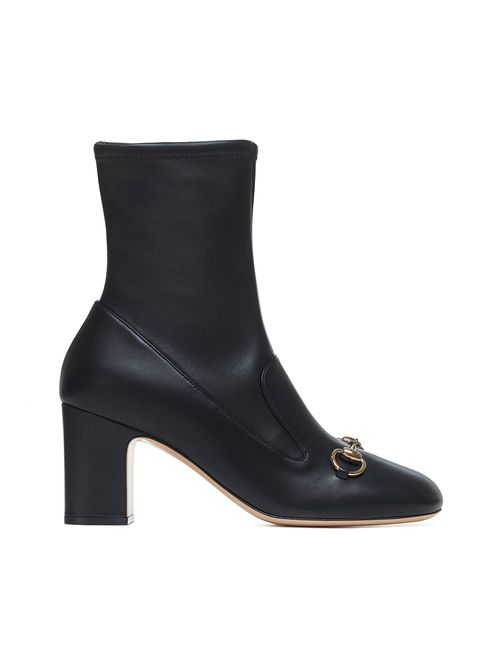 GUCCI | Horsebit leather ankle boots| Women | 37