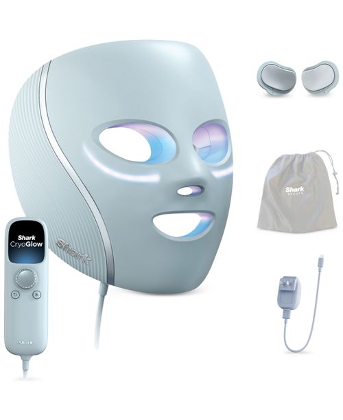 CryoGlow Cooling + Led Face Mask - White