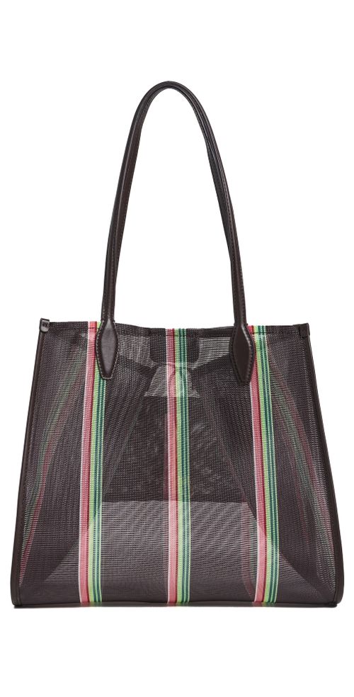 X Shopbop Mesh Lexington Tote Dark Brown Multi One Size
