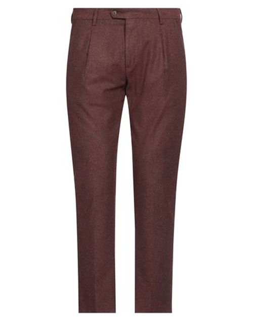 Man Pants Brick Size 40 Cotton, Wool, Polyamide, Silk