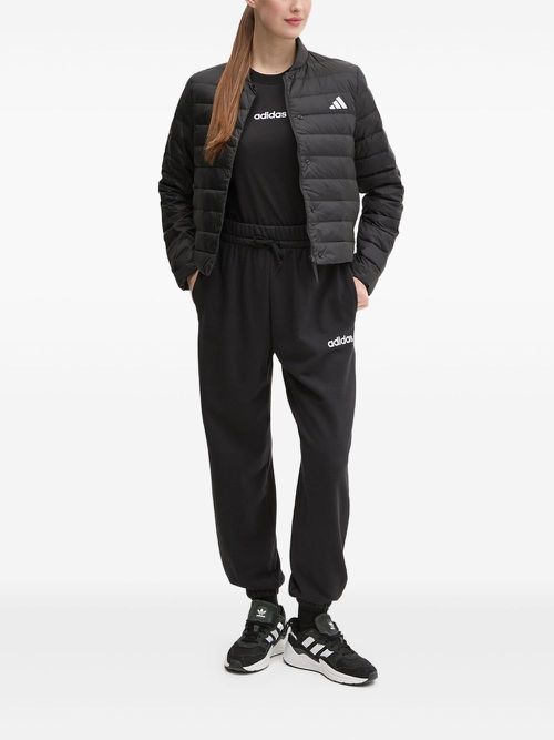 Padded logo jacket - Black