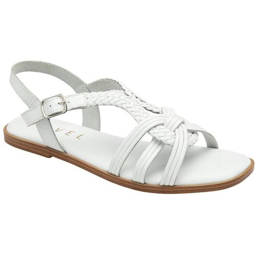 Ravel 'danby' Leather Flat Sandals In White