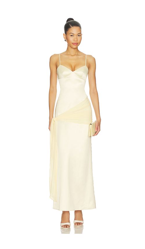 MAJORELLE Emmie Gown in Yellow. L. Also in M, S, XL