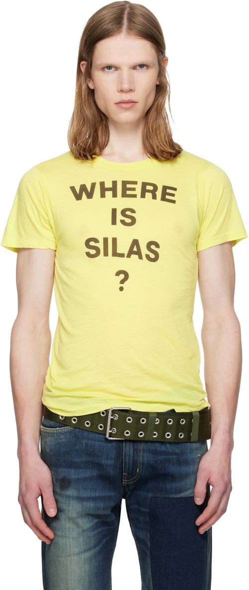 Yellow Slogan T-shirt