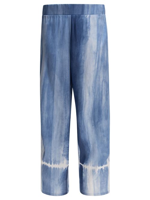 Sleep No More Light Blue Silk Trouser